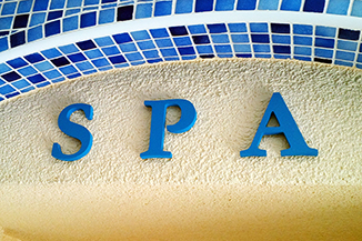 Интериорен 3D надпис за AquaSun Hotel and Spa