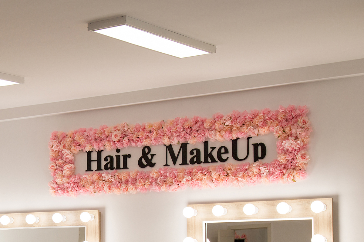 Интериорно 3D лого за Allure Beauty Salon