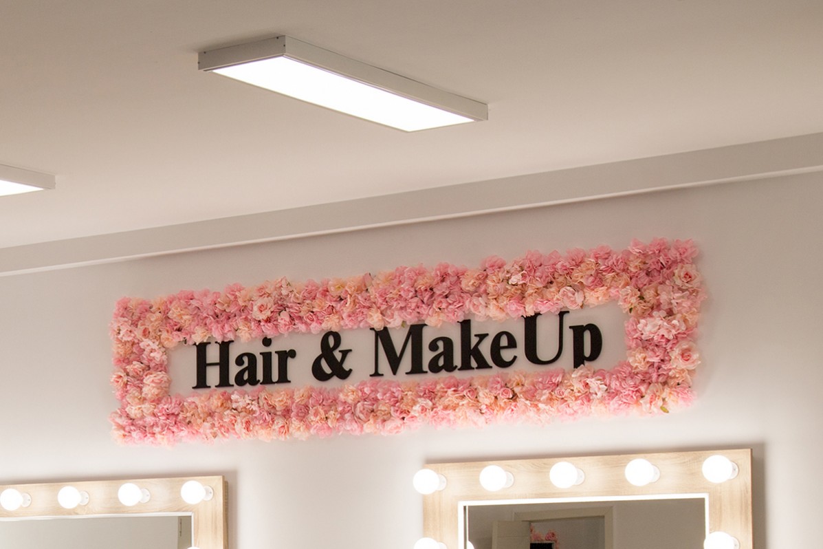 Интериорно 3D лого за Allure Beauty Salon